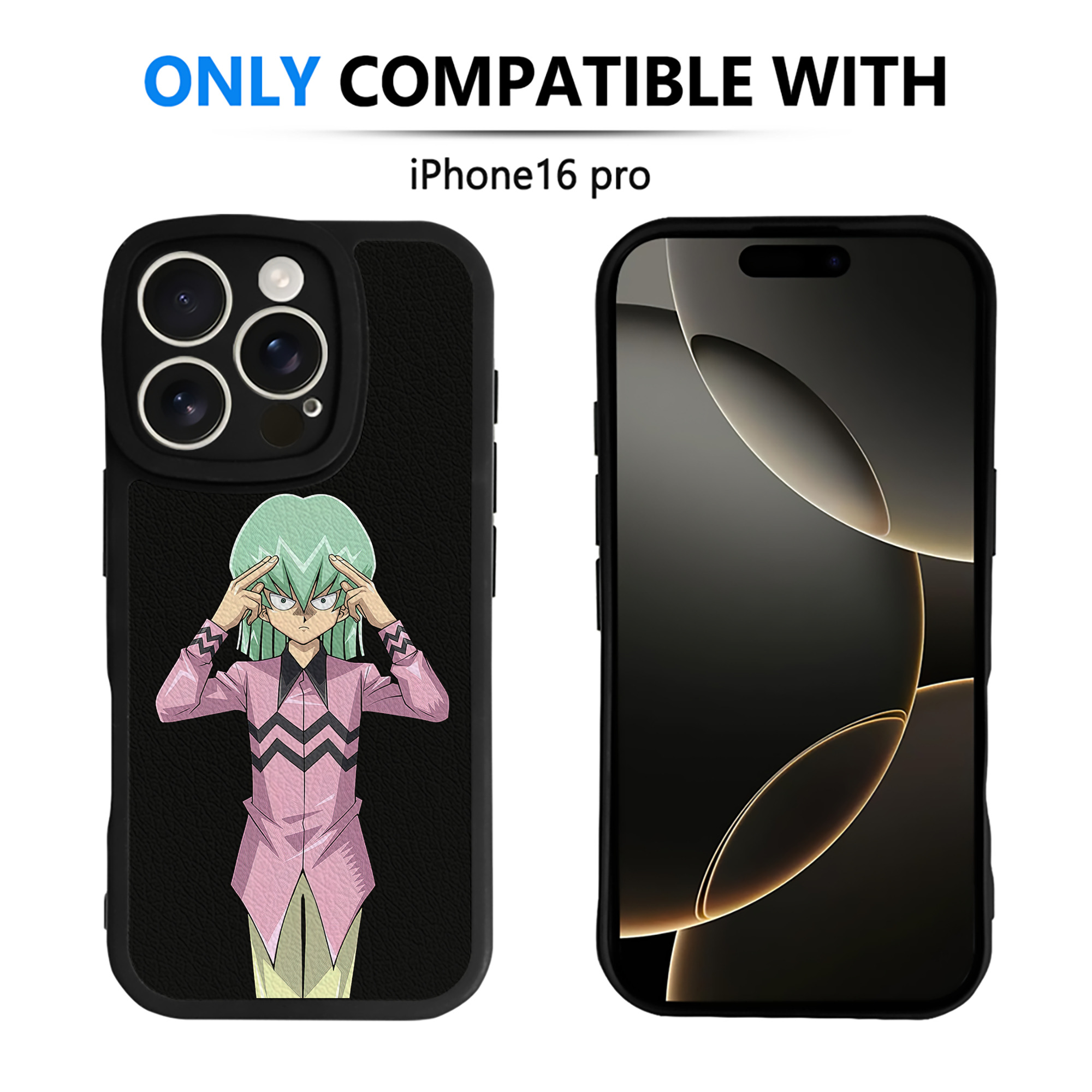 遊☆戯☆王 Yu-Gi-Oh! 【iPhone 16シリーズ対応】シリコンスマホケース（レザー調） 材質：シリコン